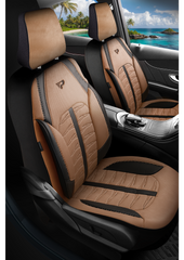 Housse de Siège Voiture Panda Barbados Série Tissu Alcantara 1+1 Places