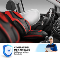 Funda de Asiento de Coche Panda Pars Serie de Cuero 1+1 Plazas