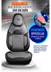 Funda de Asiento de Coche Panda Enzo Serie Tela de Lino 1+1 Plazas