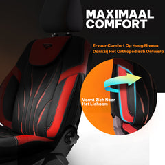 Funda de Asiento de Coche Panda Pars Serie de Cuero 1+1 Plazas