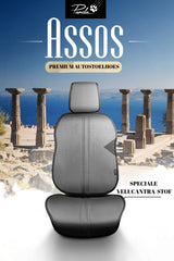 Serie Panda Assos Tejido Velucantra - Juego Completo de Fundas Protectores de Asiento