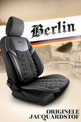 Funda de Asiento Berlín | Tela de Lino Imitación Cuero Diseño Ortopédico