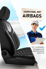 Funda de Asiento Berlín | Tela de Lino Imitación Cuero Diseño Ortopédico