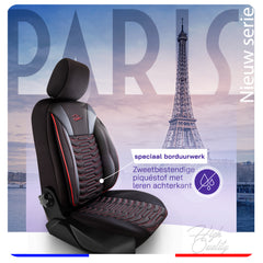 Funda de Asiento París | Tela de Lino Imitación Cuero Diseño Ortopédico