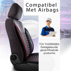 Funda de Asiento París | Tela de Lino Imitación Cuero Diseño Ortopédico