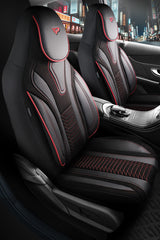 Funda de Asiento para Vehículo Comercial Modelo Piloto Tokyo 1+1 Plazas Ante Tela de Lino Imitación Cuero