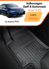 Tapis de Voiture Volkswagen Golf 8 Automatique À Partir de 2021