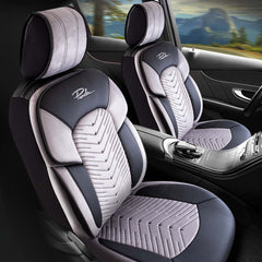 Funda de Asiento de Coche Panda Dubai Serie Terciopelo 1+1 Plazas