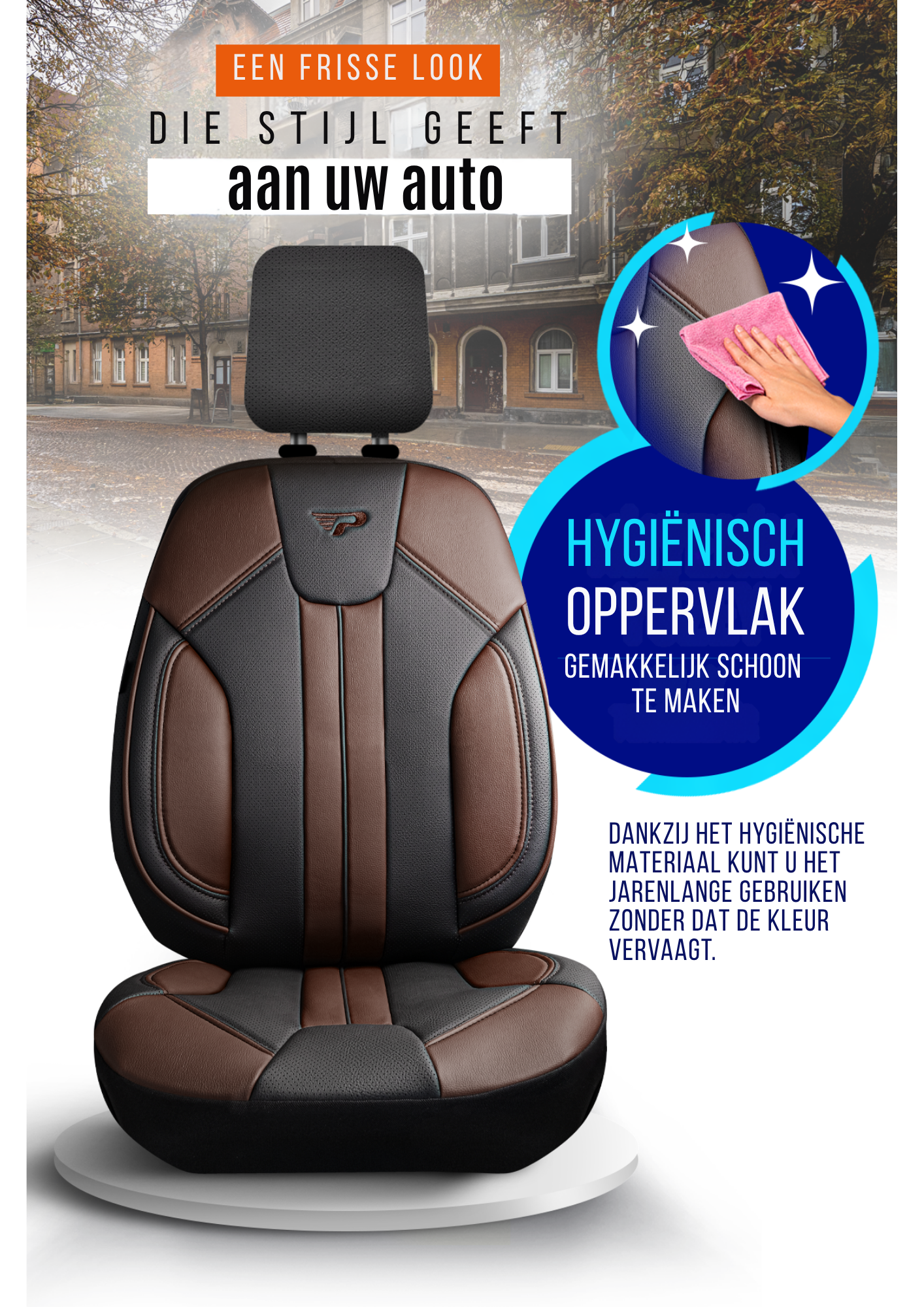 Panda Carlone Serie Vollleder Autositzbezug 1+1 Sitze