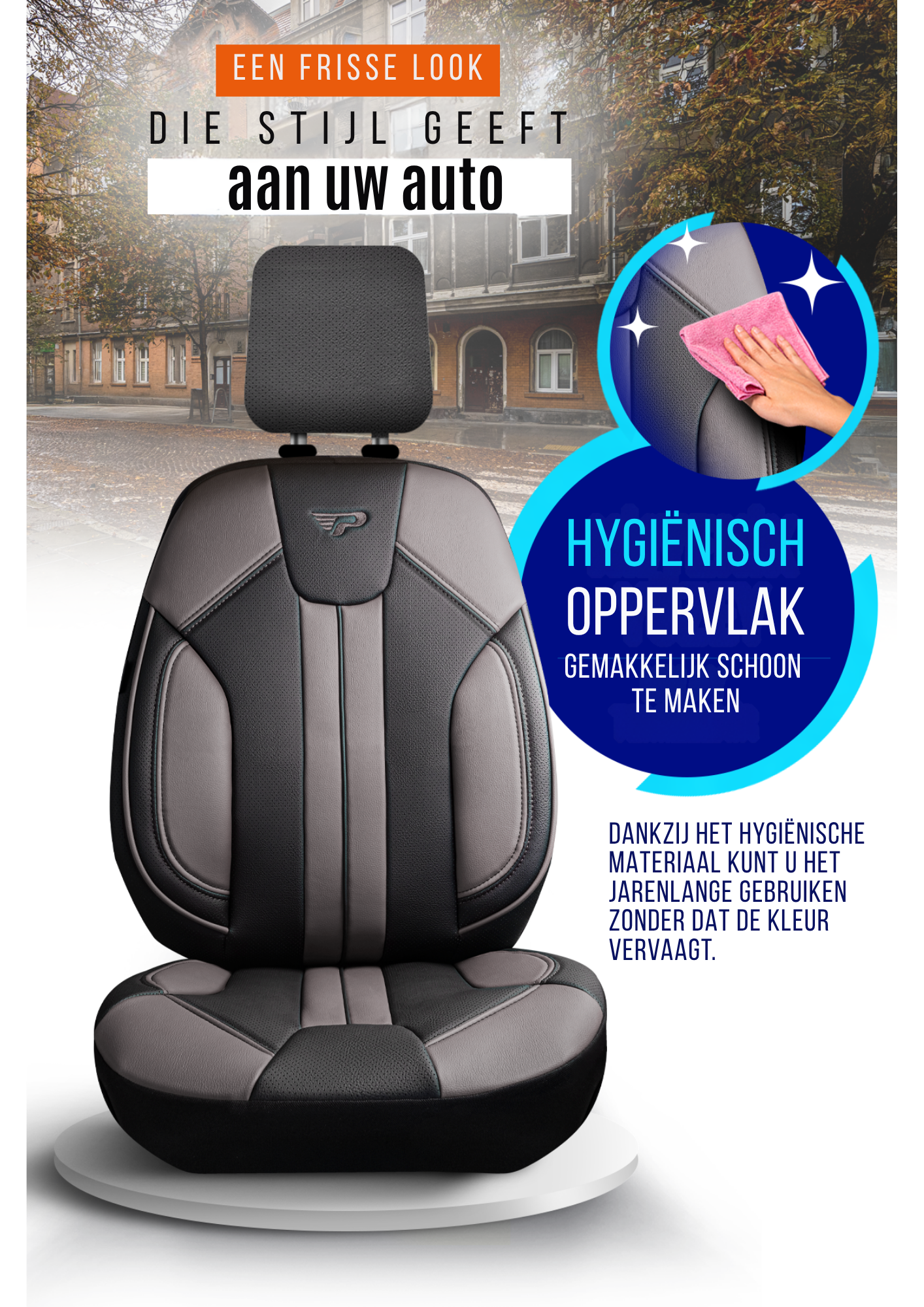 Panda Carlone Serie Vollleder Autositzbezug 1+1 Sitze