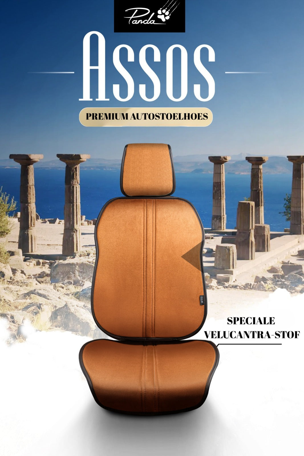 Serie Panda Assos Tessuto Velucantra - Set Completo Coprisedili Protettivi