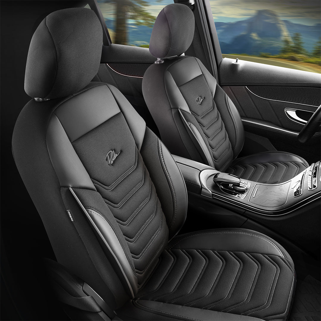 Car Seat Cover Florida | Linen Fabric Leather Look Orthopedic Design