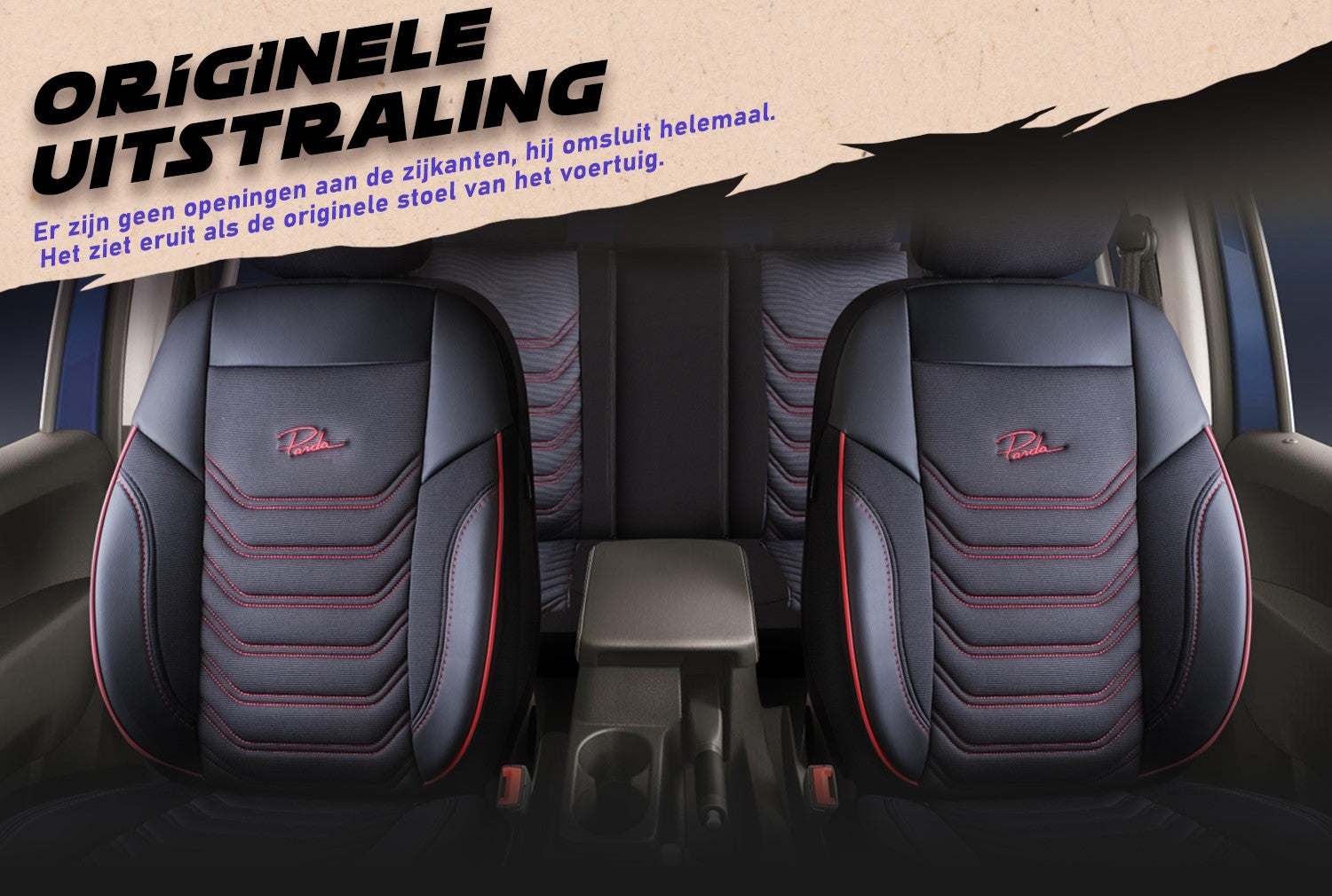 Funda de Asiento Florida | Tela de Lino Imitación Cuero Diseño Ortopédico