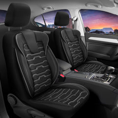Funda de Asiento Sport | Tela de Lino Imitación Cuero Diseño Ortopédico