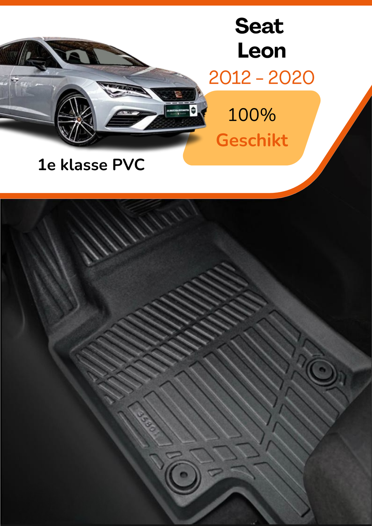 Seat Leon Car Mats From 2012-2020