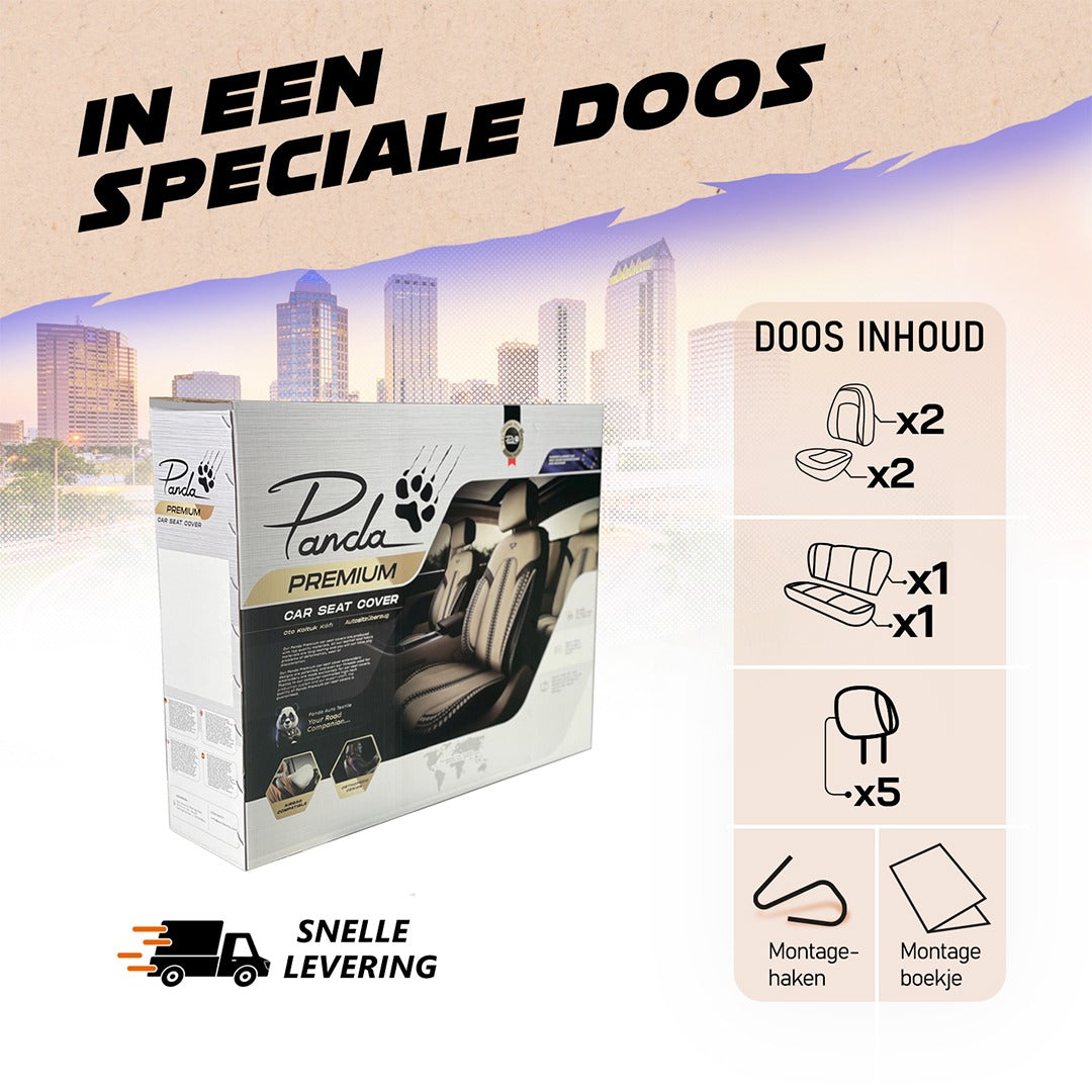 Funda de Asiento Sport | Tela de Lino Imitación Cuero Diseño Ortopédico